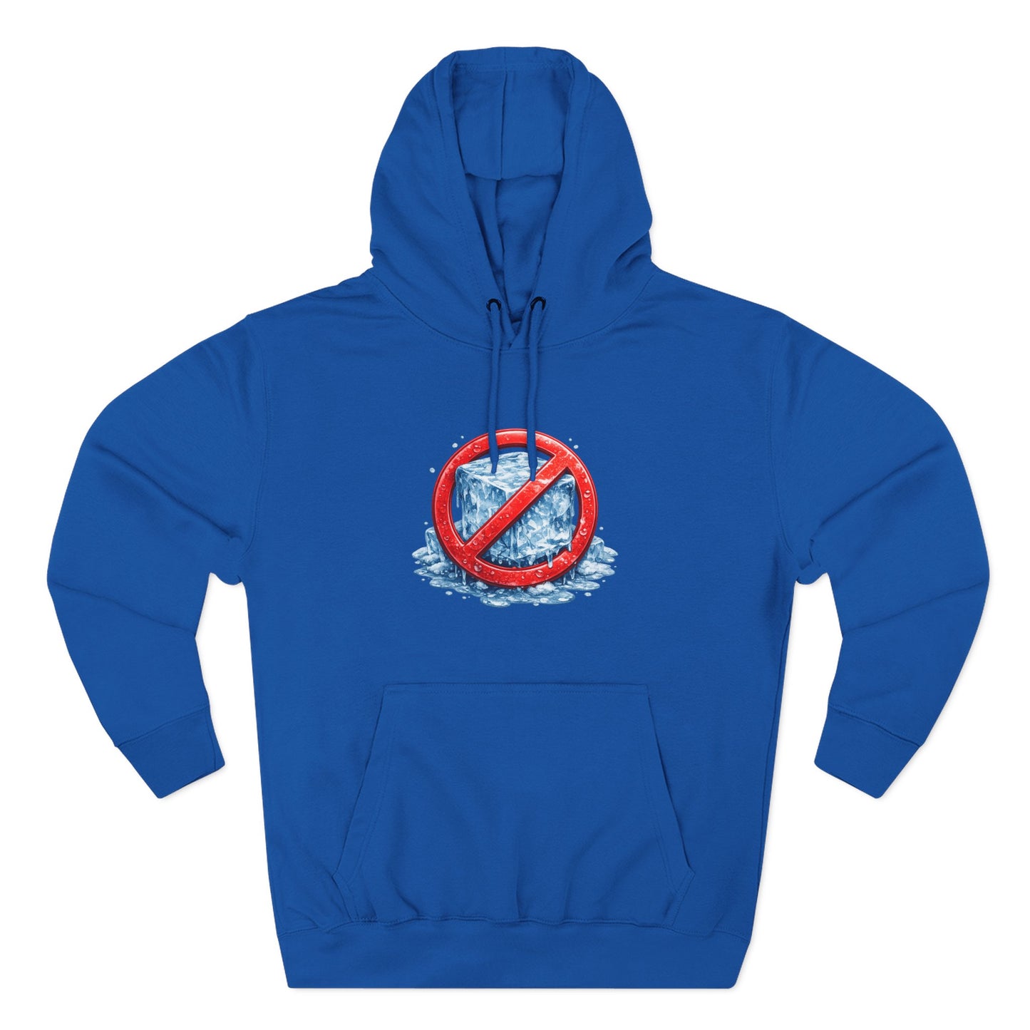 No ICE Hoodie — Anti-Ice Graphic Fleece Pullover