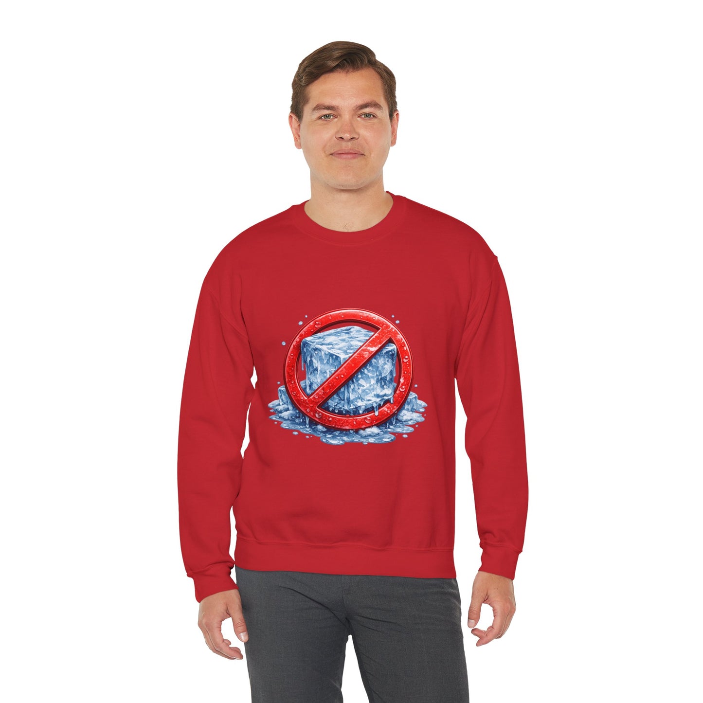No ICE Crewneck Sweatshirt – Anti-Ice Graphic Pullover