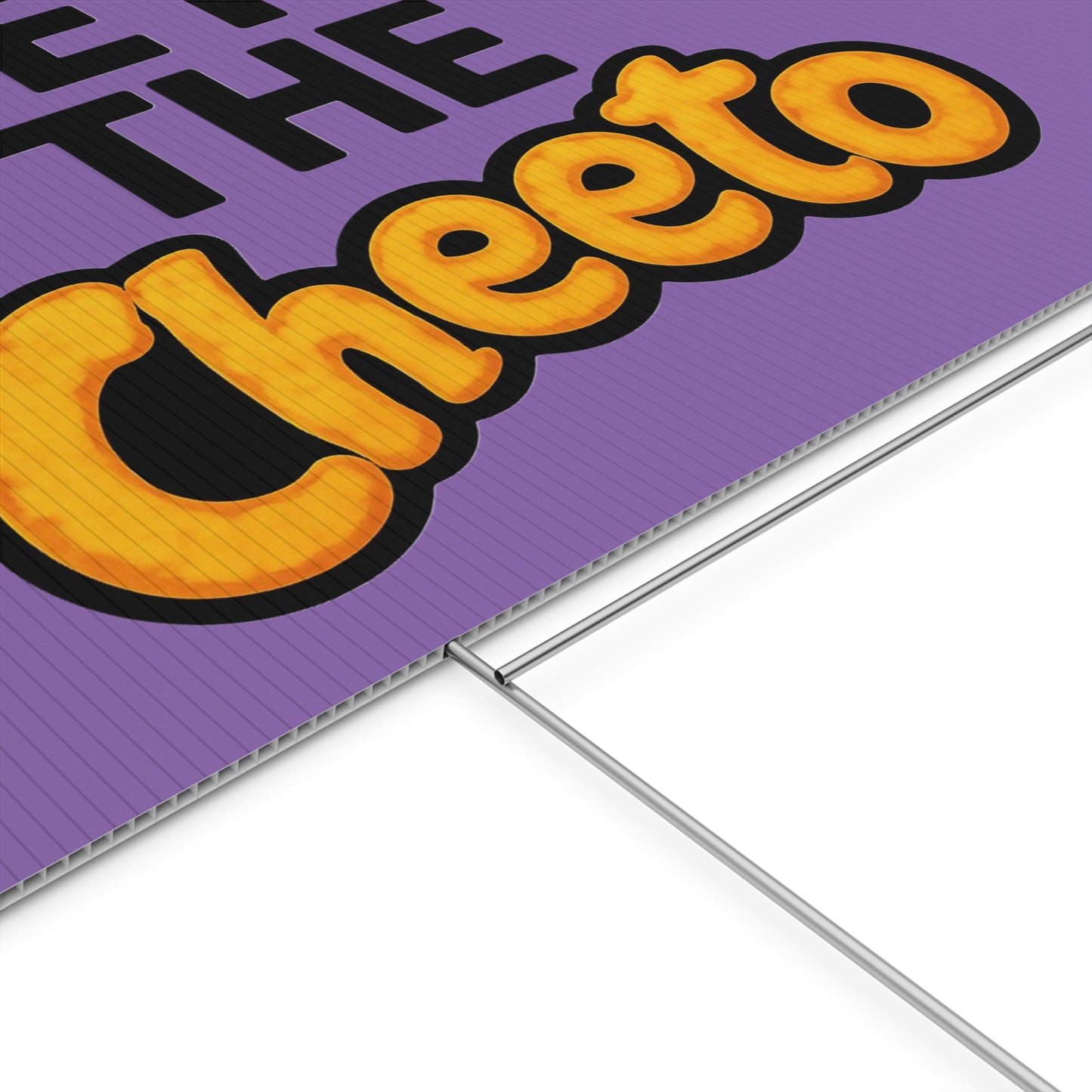 Light Purple Veto the Cheeto Yard Sign