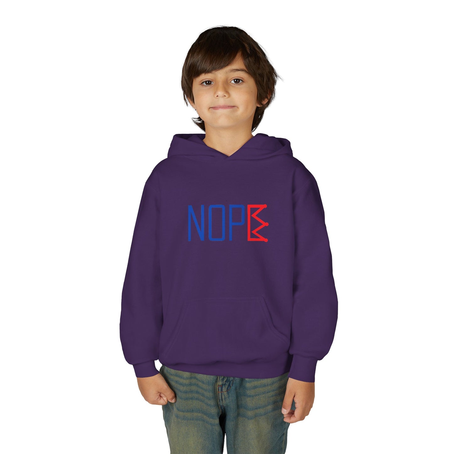 NOPE Crown Youth Hoodie – Born to Question