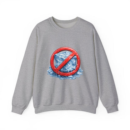 No ICE Crewneck Sweatshirt – Anti-Ice Graphic Pullover