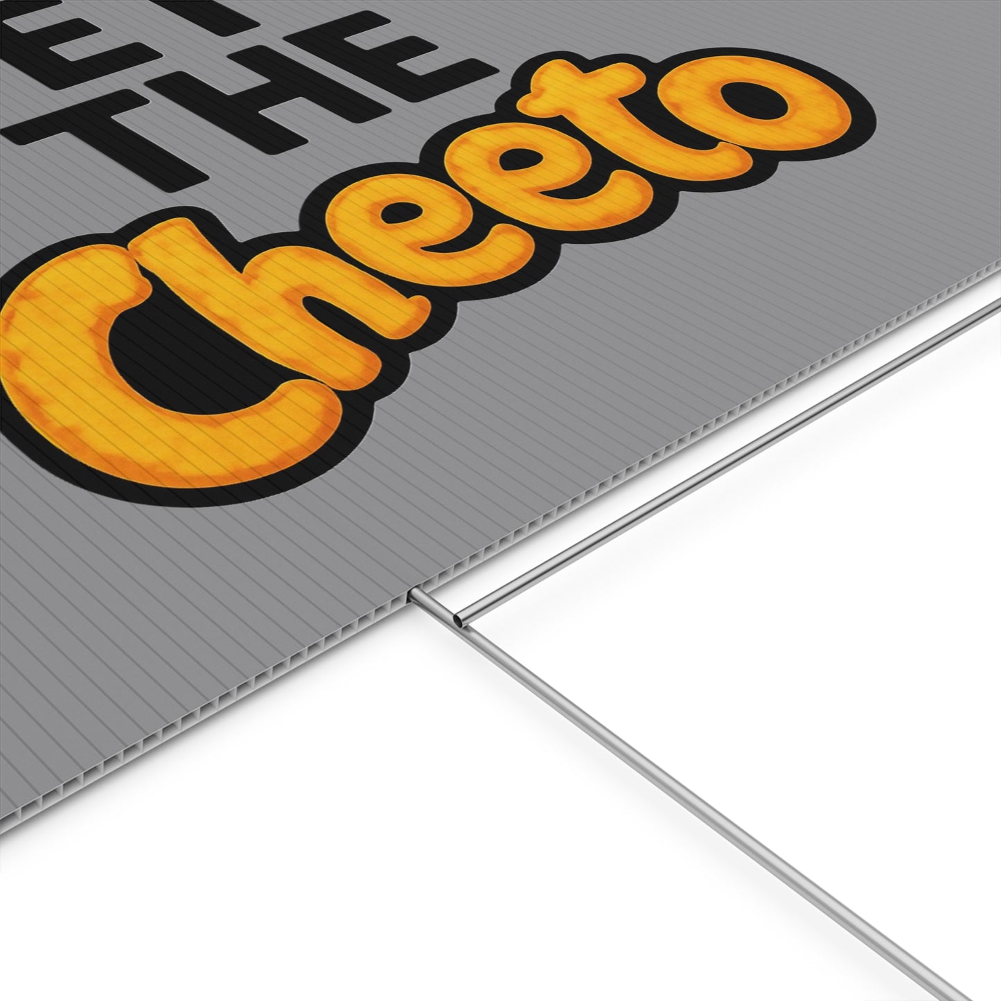 Gray Veto the Cheeto Yard Sign