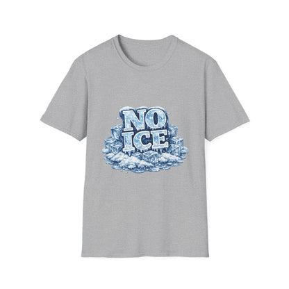 No ICE Graphic T-Shirt — Icy Block Letter Tee