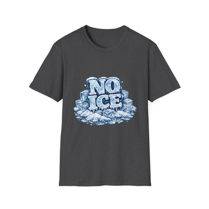 No ICE Graphic T-Shirt — Icy Block Letter Tee