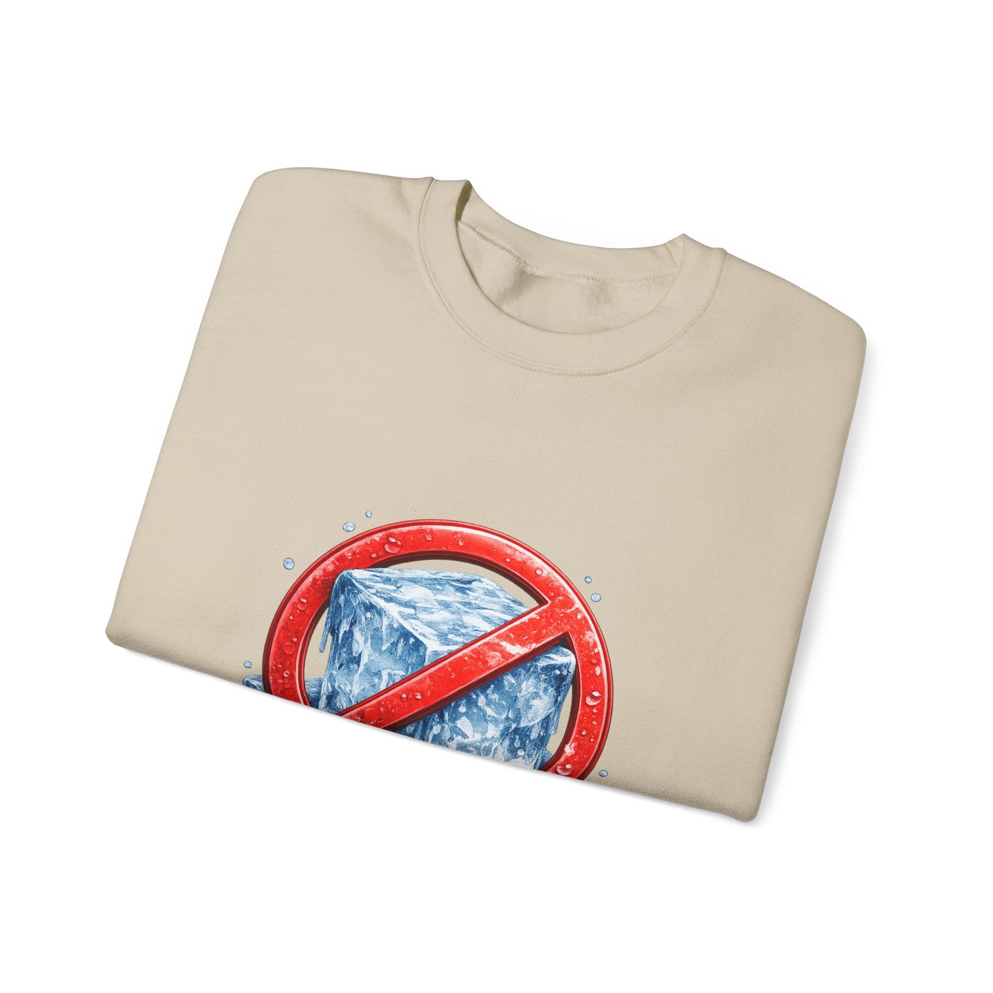 No ICE Crewneck Sweatshirt – Anti-Ice Graphic Pullover