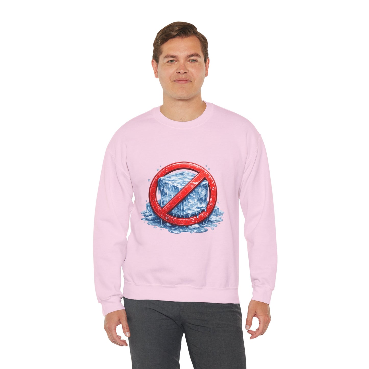 No ICE Crewneck Sweatshirt – Anti-Ice Graphic Pullover