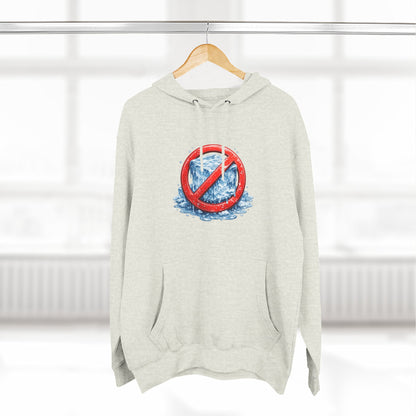 No ICE Hoodie — Anti-Ice Graphic Fleece Pullover