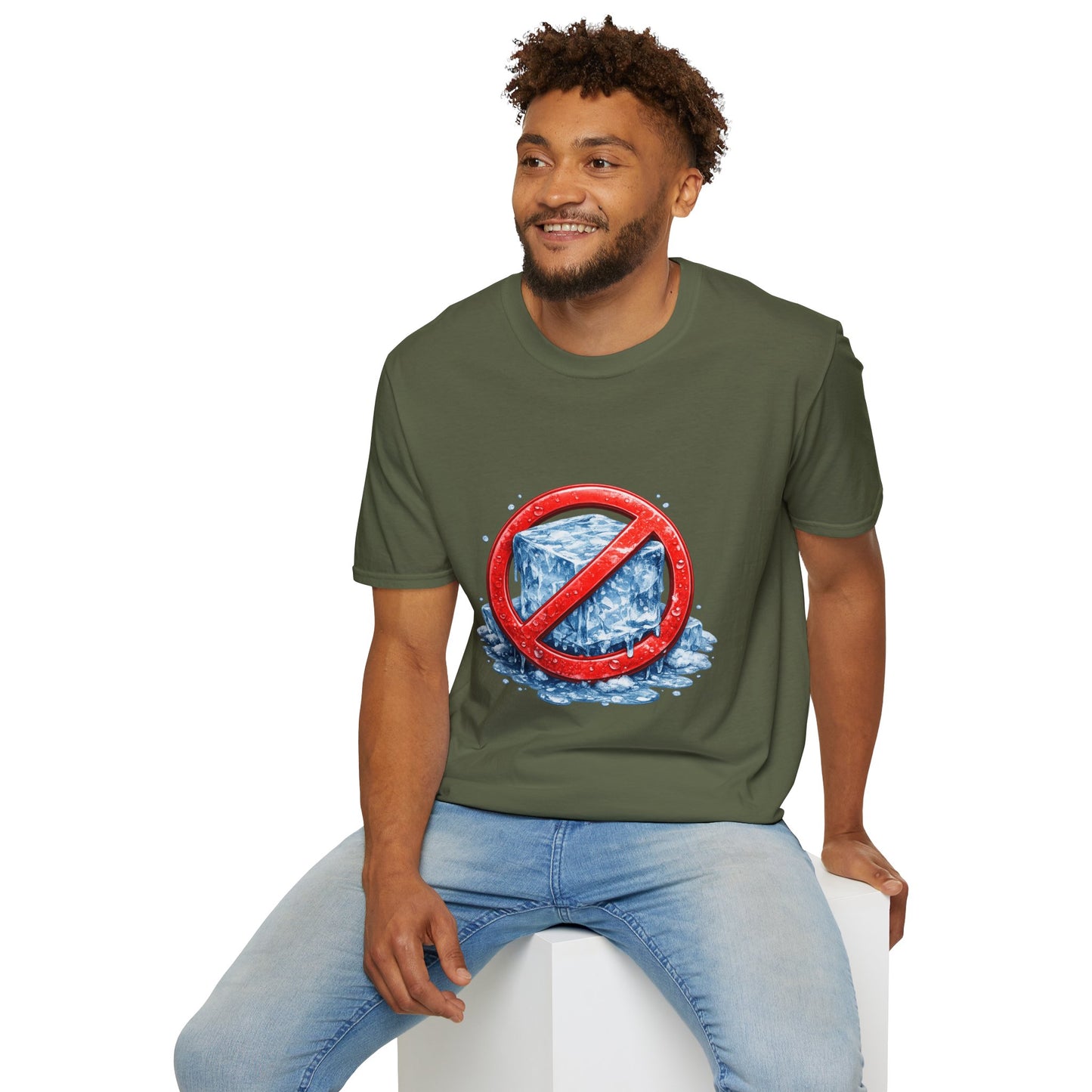 No ICE Graphic T-Shirt — Anti-Ice Climate Awareness Tee