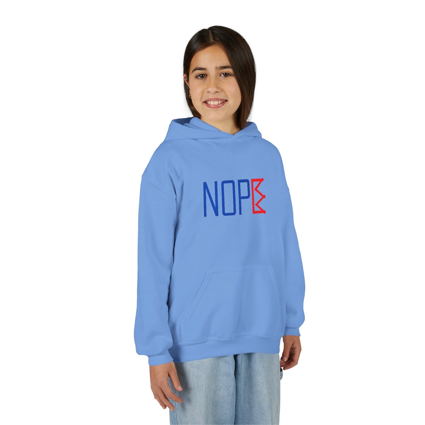 NOPE Crown Youth Hoodie – Born to Question