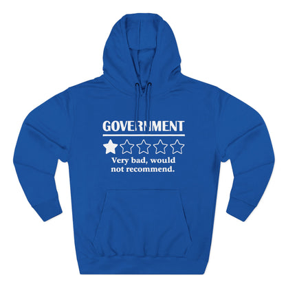 Fleece Hoodie with 1/5 Stars Would Not Recommend Design