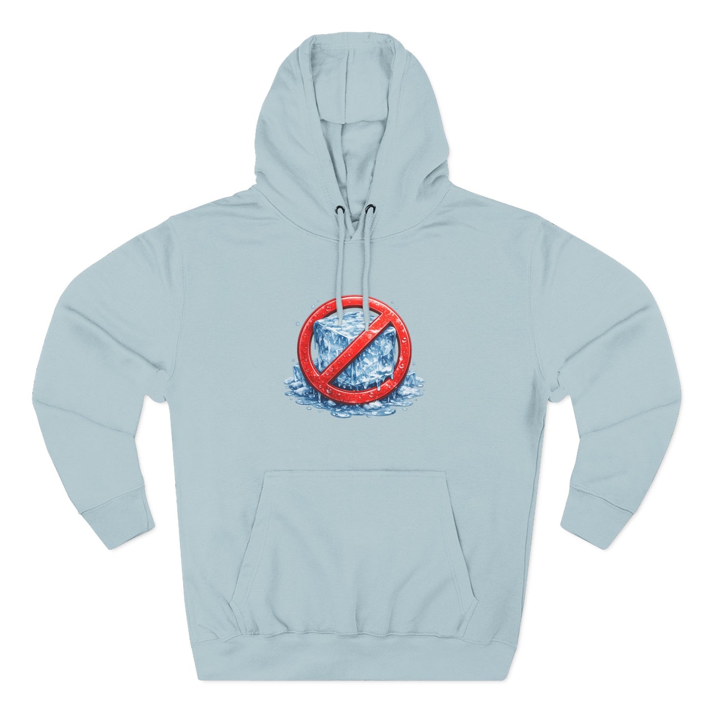 No ICE Hoodie — Anti-Ice Graphic Fleece Pullover