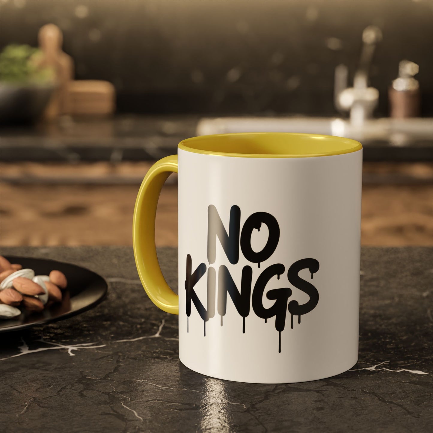 Coffee Mug - No Kings Spray Paint Design 11oz/15oz