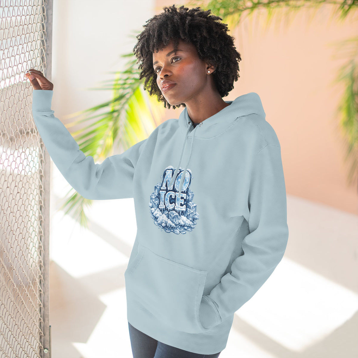No ICE Graphic Hoodie - protest hoodie from No Kings Store