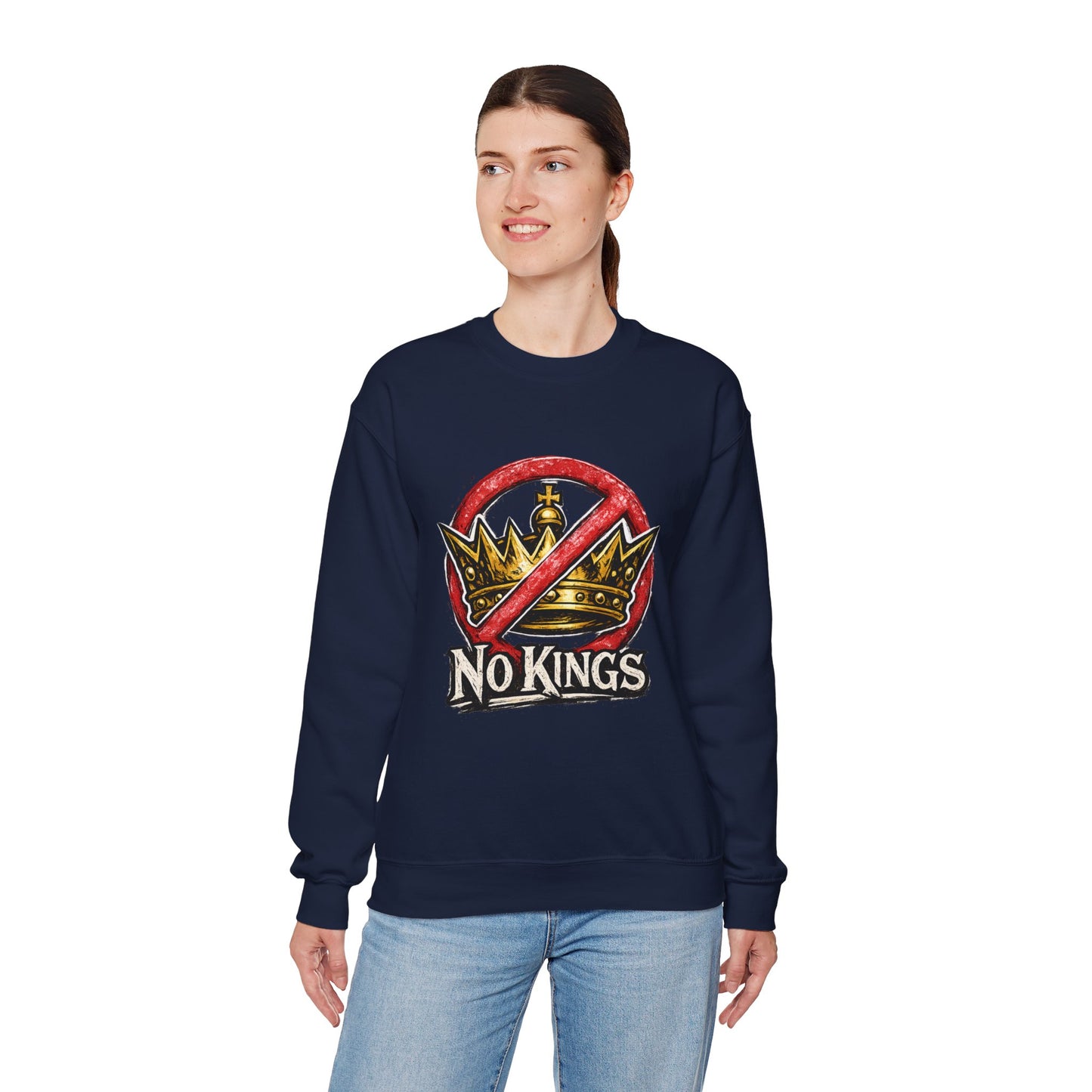 No Kings Sweater – Democracy Over Monarchy