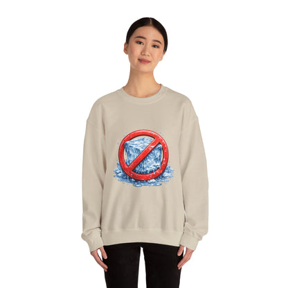 No ICE Crewneck Sweatshirt – Anti-Ice Graphic Pullover