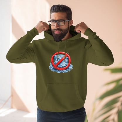 No ICE Hoodie — Anti-Ice Graphic Fleece Pullover