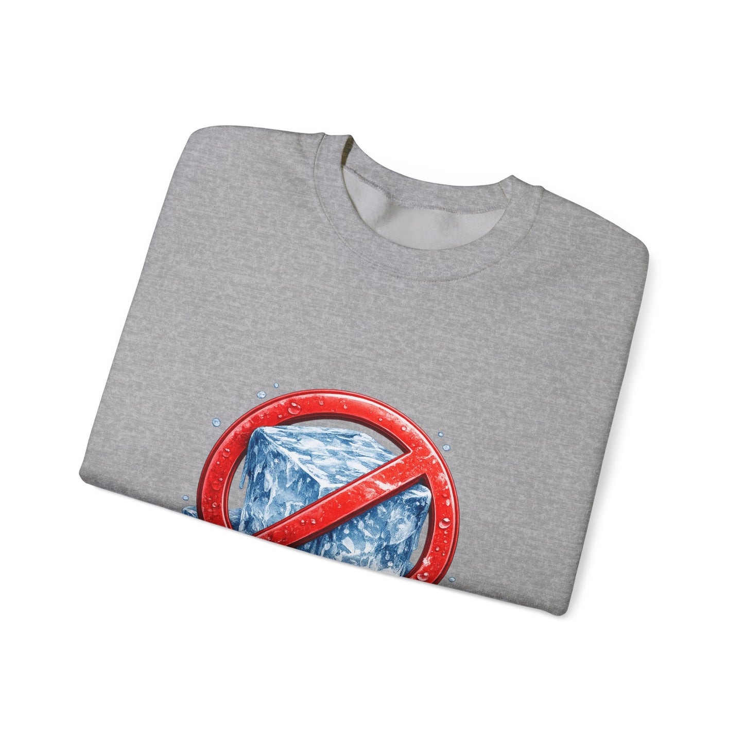 No ICE Crewneck Sweatshirt – Anti-Ice Graphic Pullover