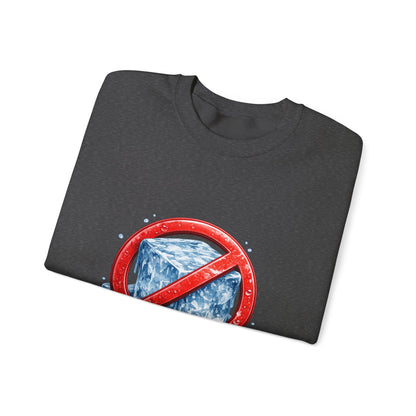 No ICE Crewneck Sweatshirt – Anti-Ice Graphic Pullover