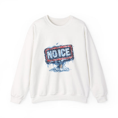 "NO ICE" Icy Graffiti Design Sweatshirt