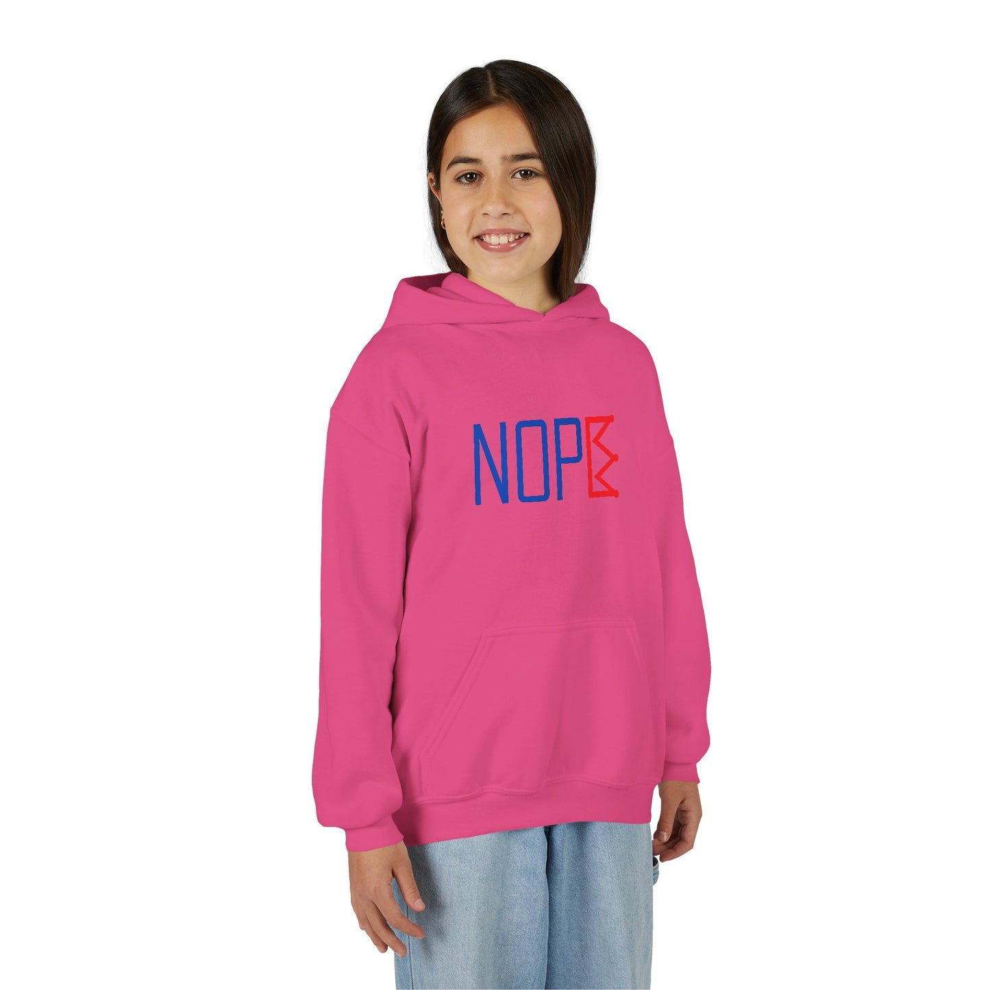 NOPE Crown Youth Hoodie – Born to Question