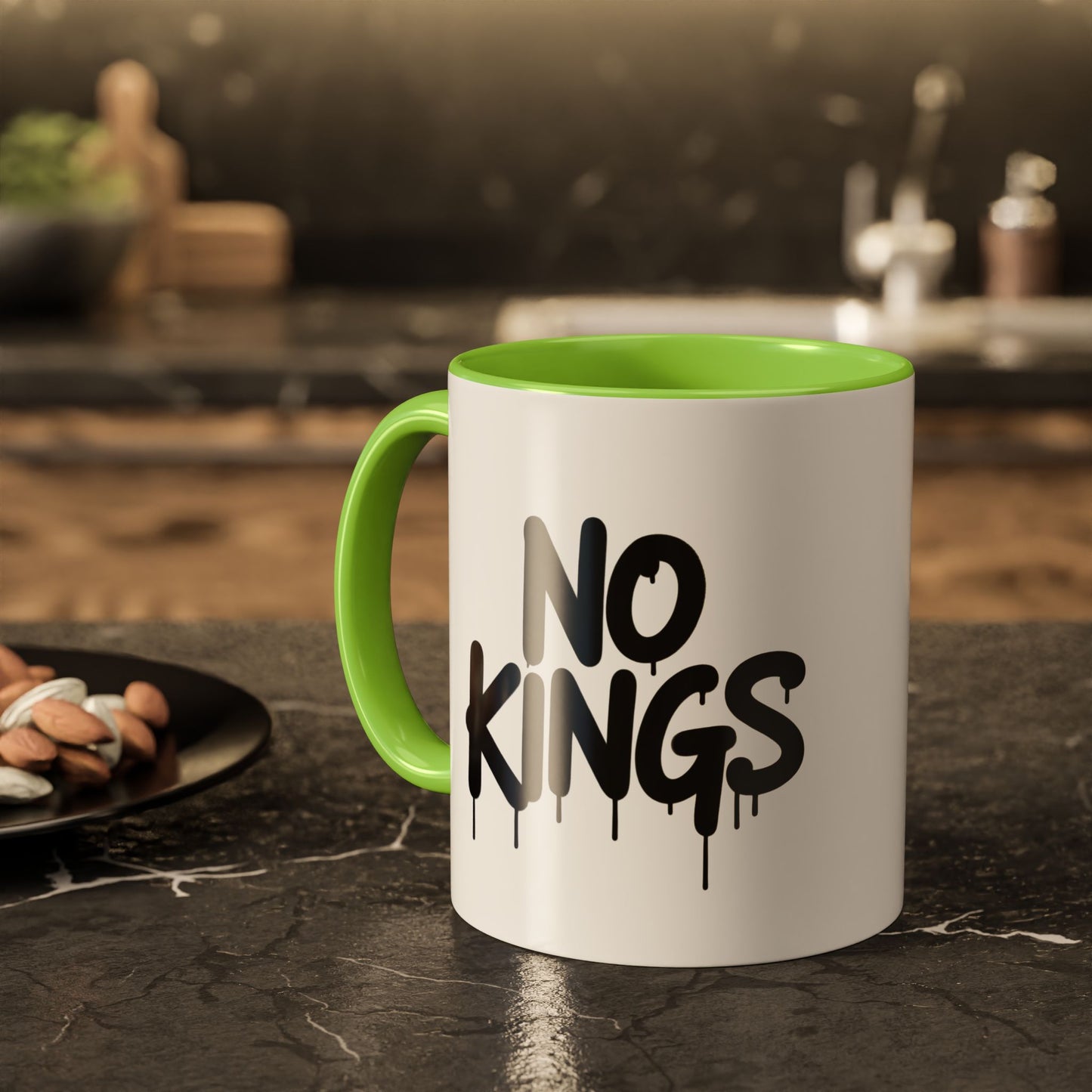 Coffee Mug - No Kings Spray Paint Design 11oz/15oz