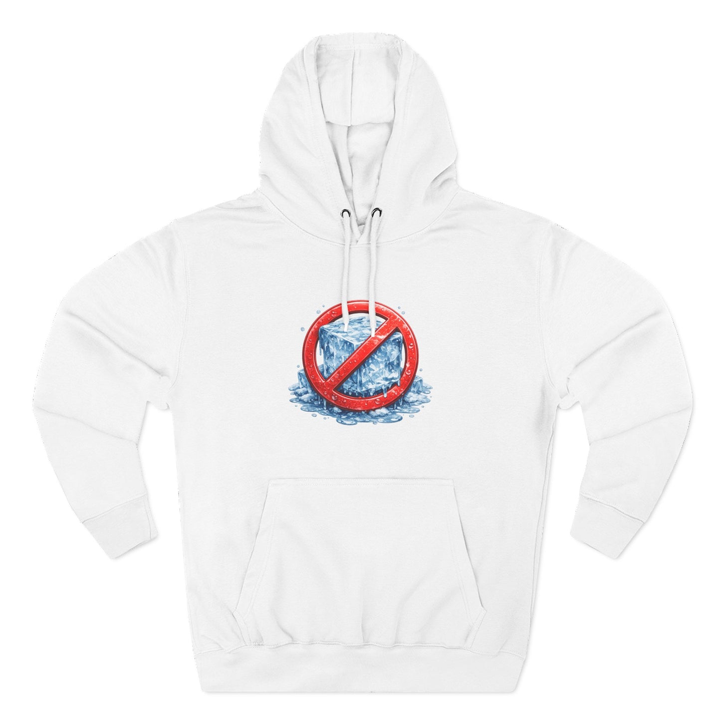 No ICE Hoodie — Anti-Ice Graphic Fleece Pullover
