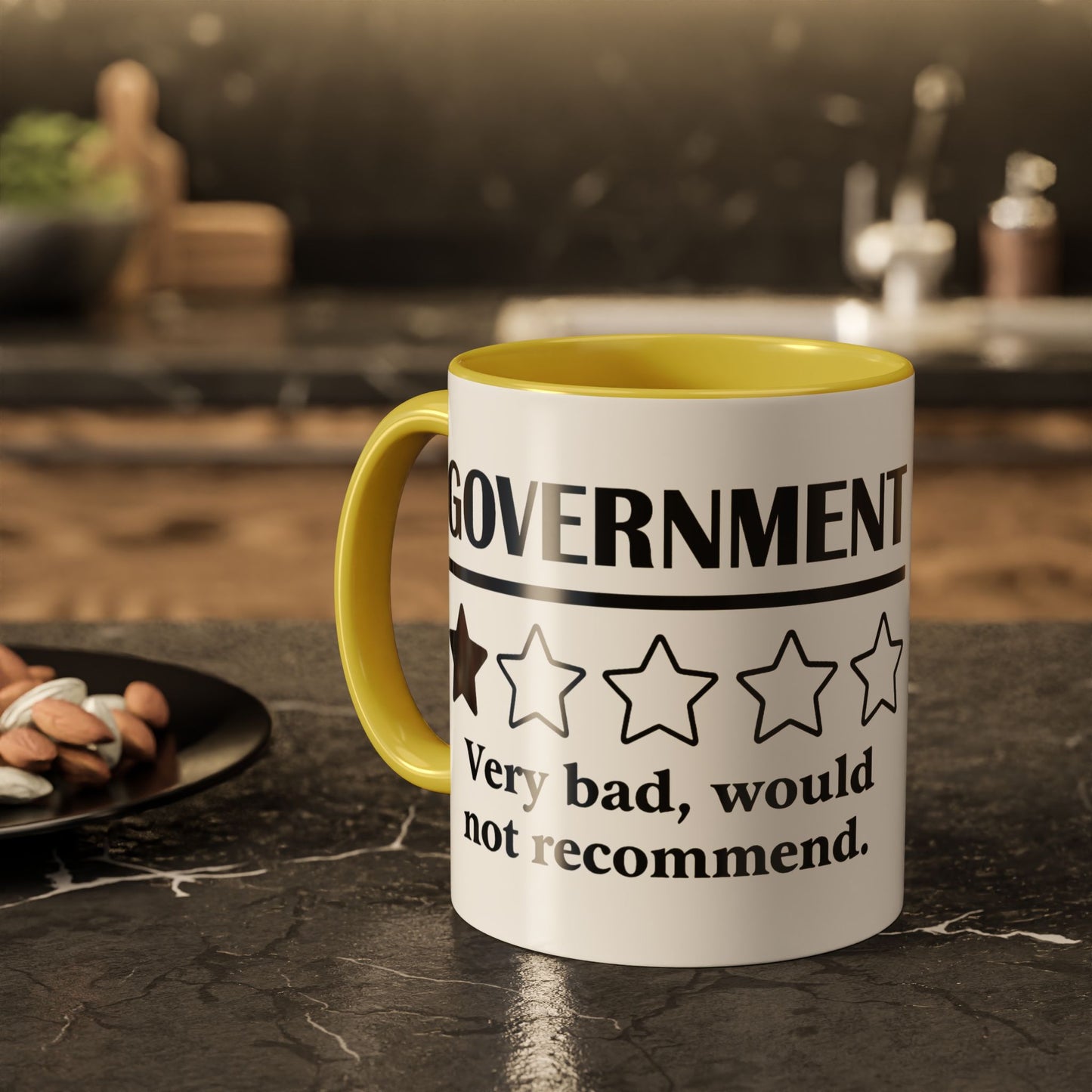 Mug - 1/5 Stars Would Not Recommend Coffee Mug - Funny Novelty Gift