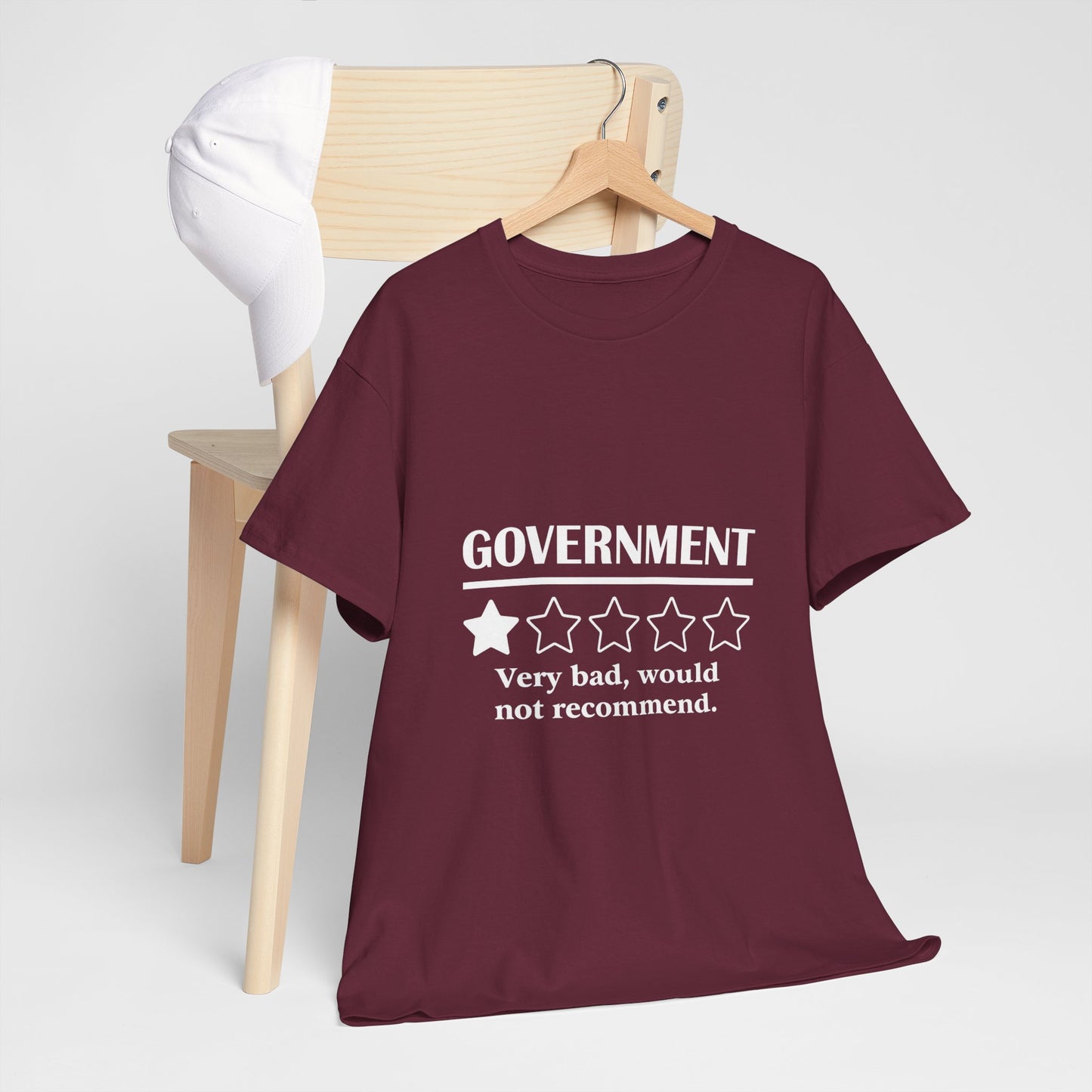 Government 1 of 5 Stars Would Not Recommend