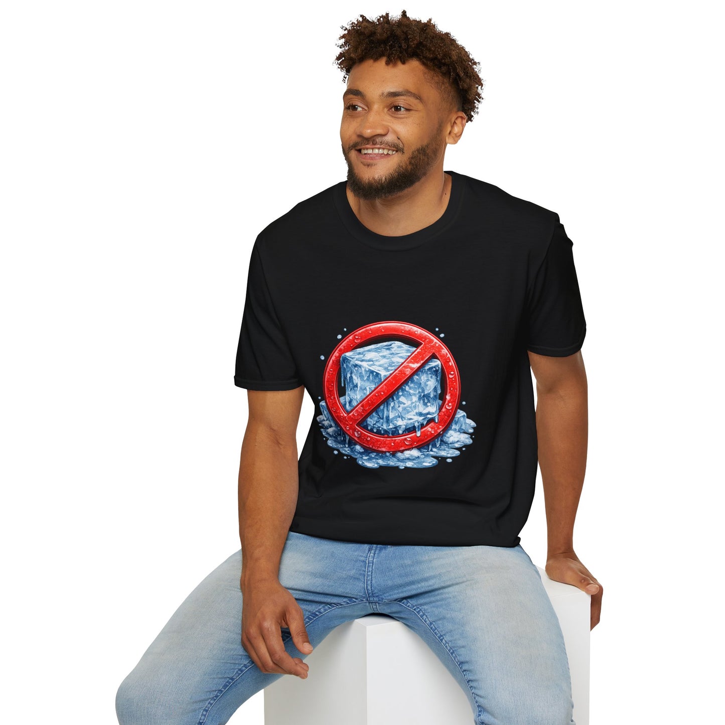 No ICE Graphic T-Shirt — Anti-Ice Climate Awareness Tee