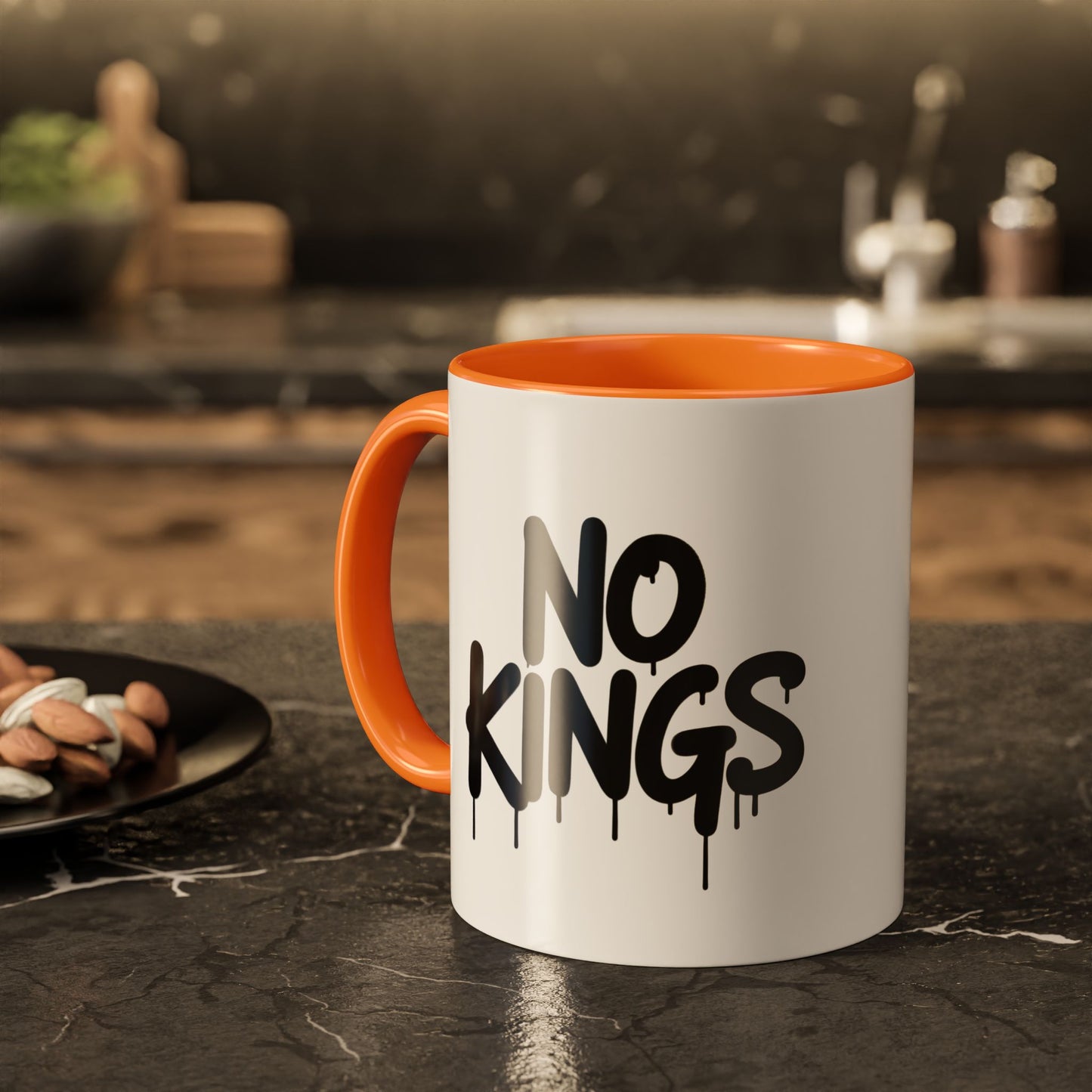 Coffee Mug - No Kings Spray Paint Design 11oz/15oz