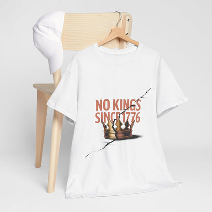 "No Kings Since 1776" Print - Patriotic Shirt, Casual Wear, Gift for History Lovers, July 4th Apparel, [...] - protest shirt from No Kings Store