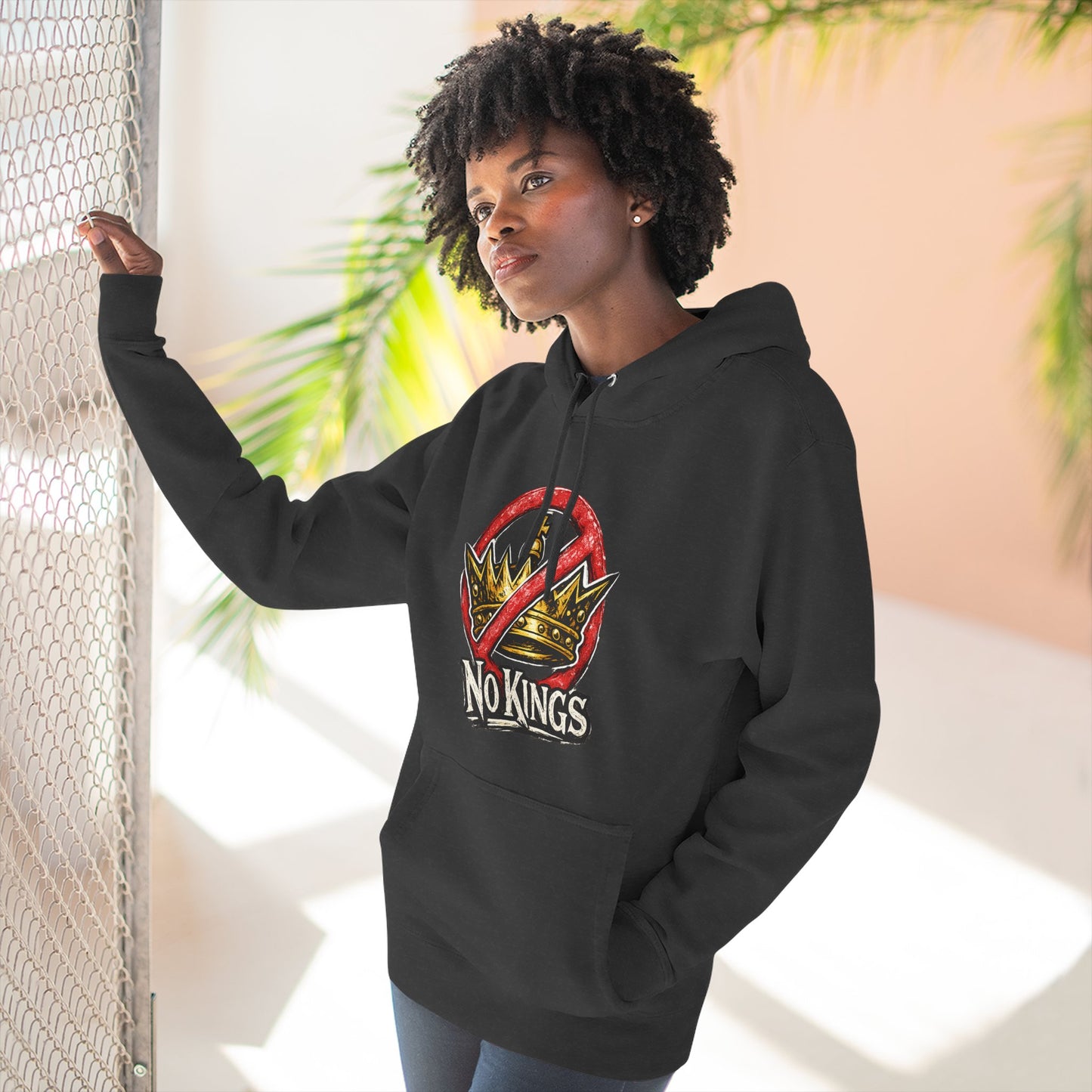 No Kings Hoodie – Stand for Freedom