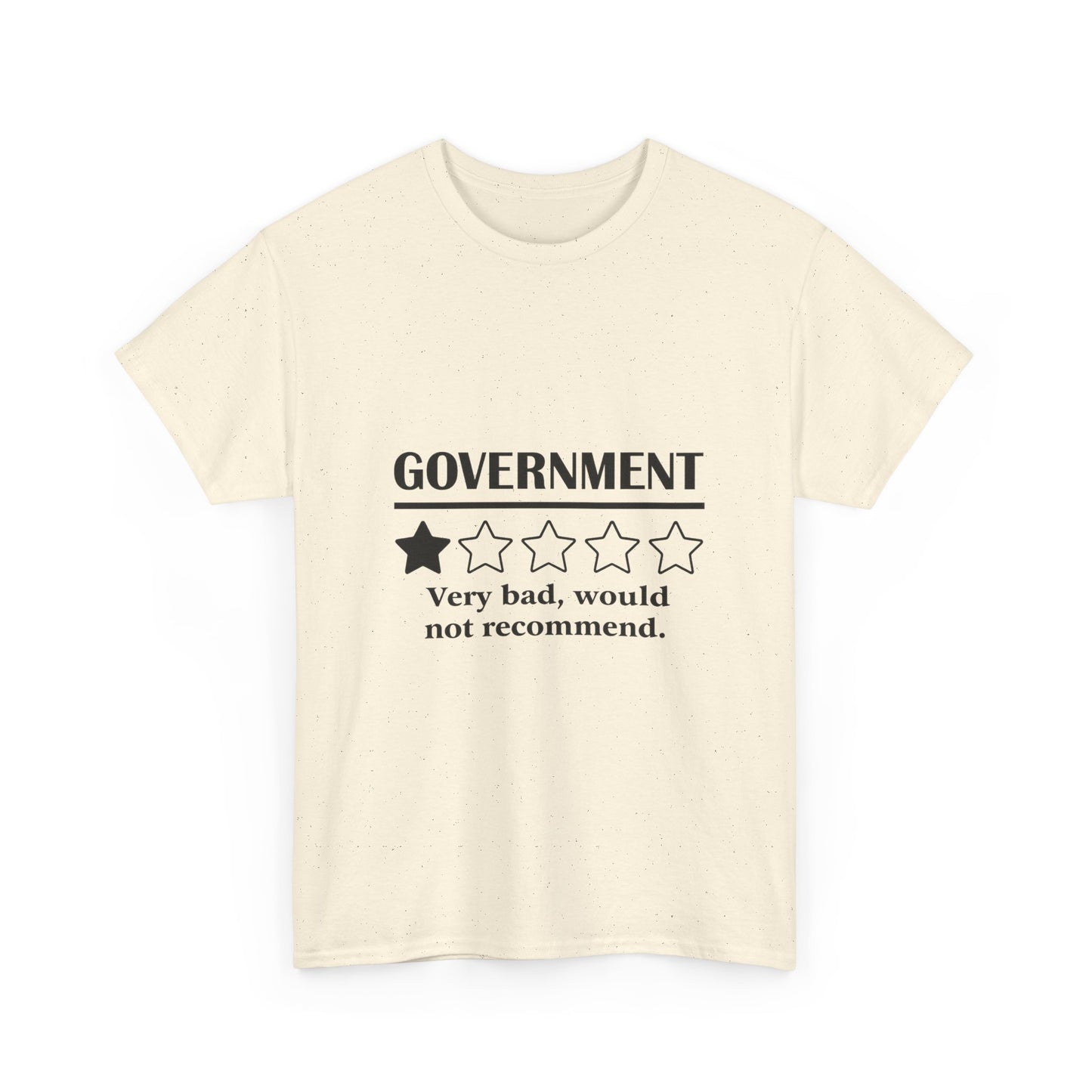 Government 1 of 5 Stars Would Not Recommend