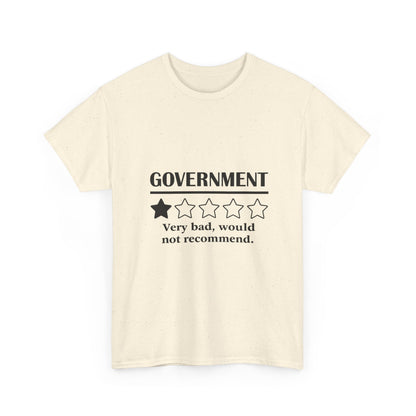 Government 1 of 5 Stars Would Not Recommend