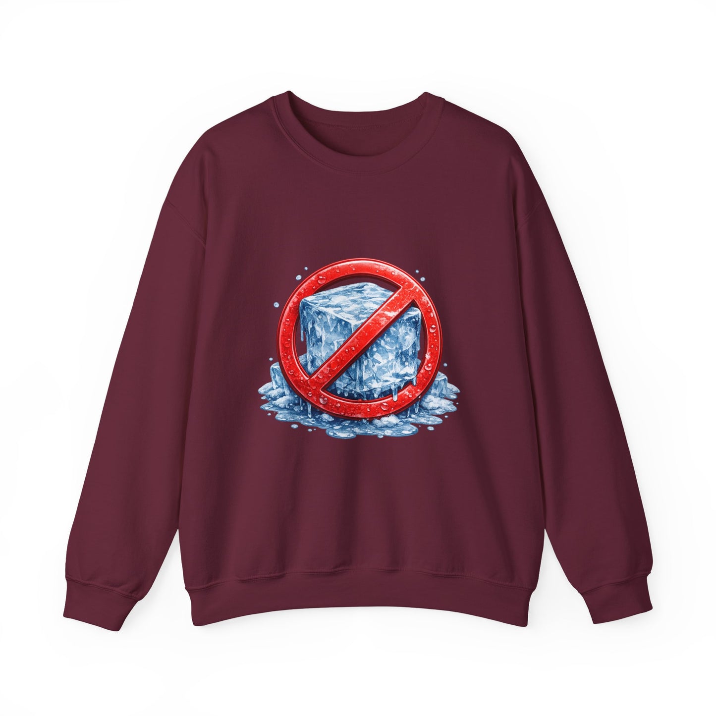 No ICE Crewneck Sweatshirt – Anti-Ice Graphic Pullover