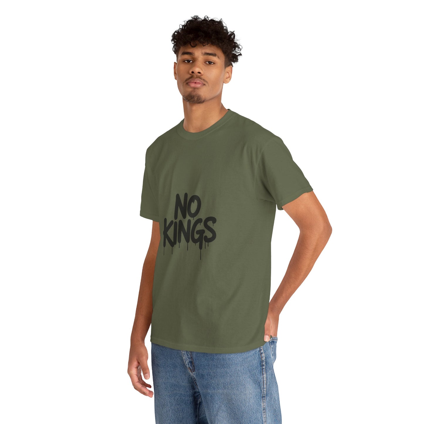 No Kings Spray Paint Protest Tee