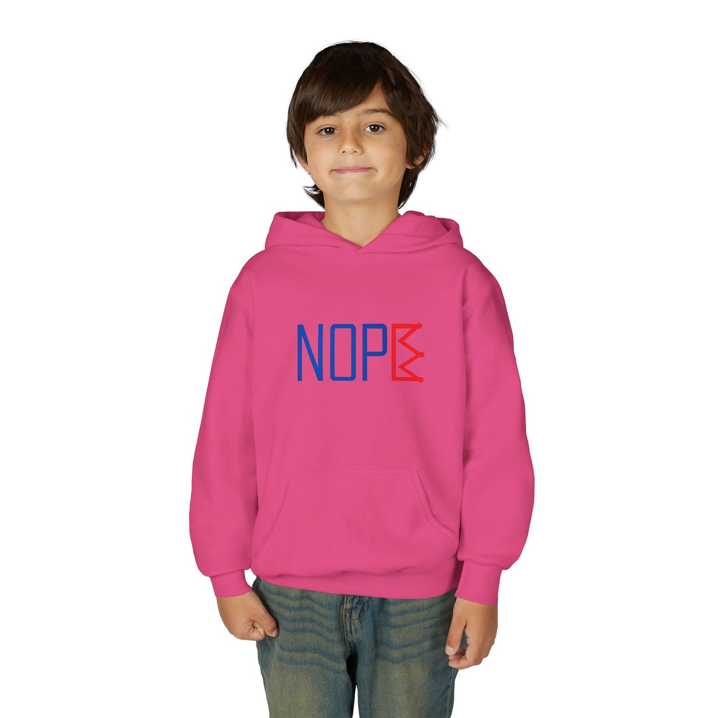 NOPE Crown Youth Hoodie – Born to Question