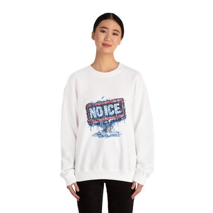 "NO ICE" Icy Graffiti Design Sweatshirt
