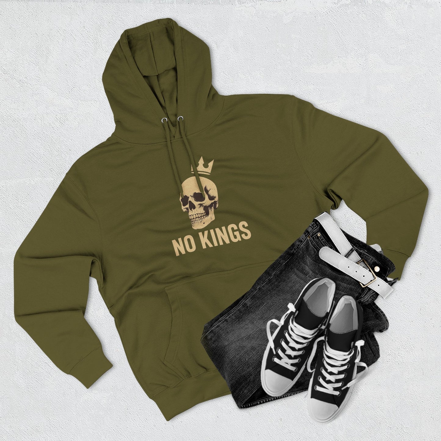 Protest Fleece Hoodie - No Kings