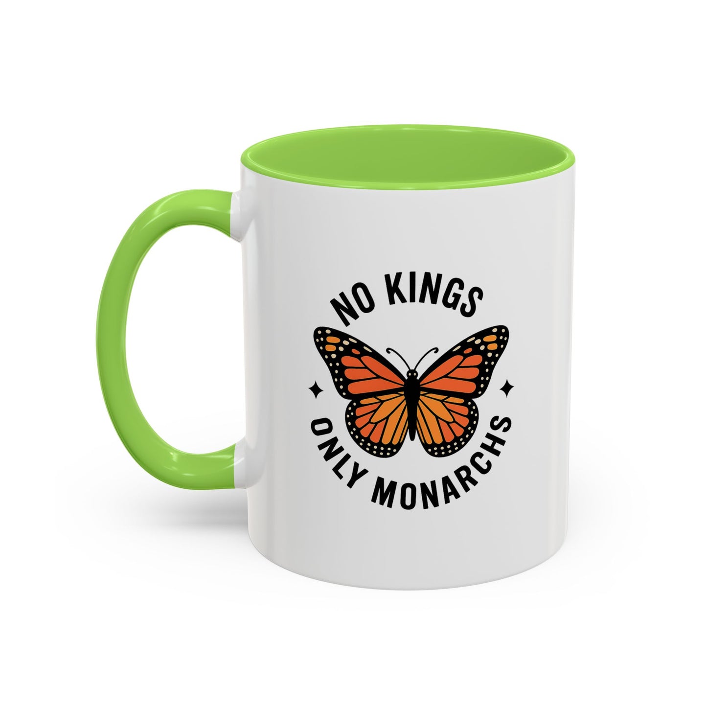 No Kings Only Monarchs Coffee Mug | Unique Gift for Nature Lovers, Personalized Mug for Home or Office, Eco-Friendly Drinkware, Perfect [...]