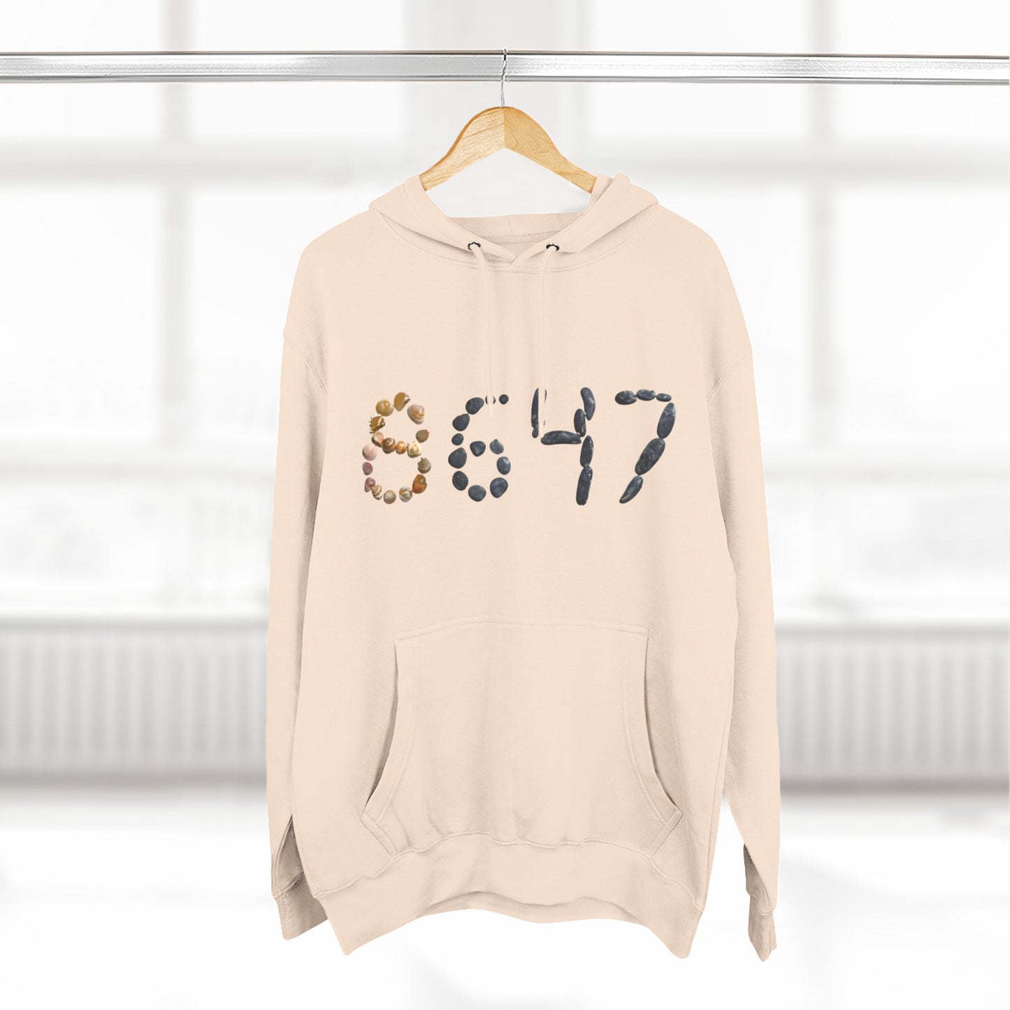 8647 seashell hoodie