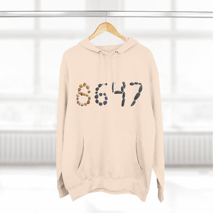 8647 seashell hoodie