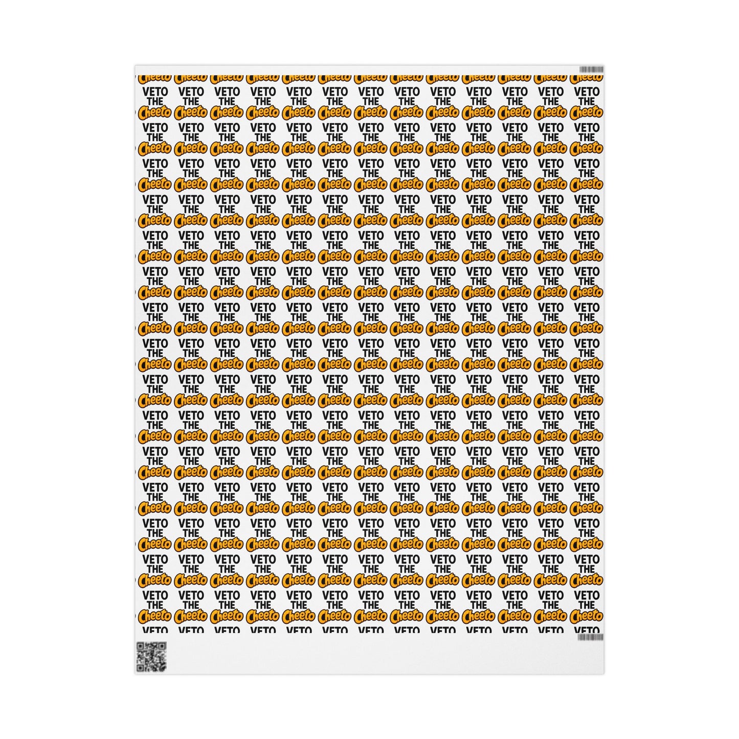 Veto the Cheeto Wrapping Paper – Wrap It in Rebellion