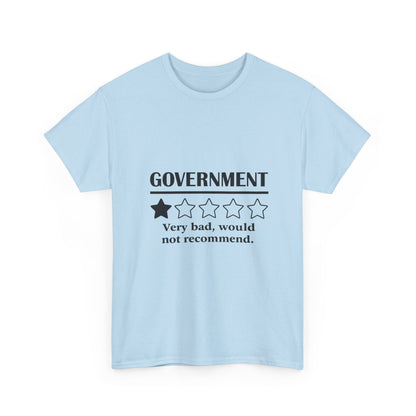 Government 1 of 5 Stars Would Not Recommend