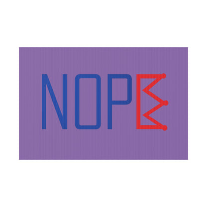 Light Purple NOPE Crown Yard Sign – Defy the Throne
