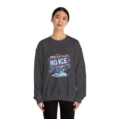 "NO ICE" Icy Graffiti Design Sweatshirt