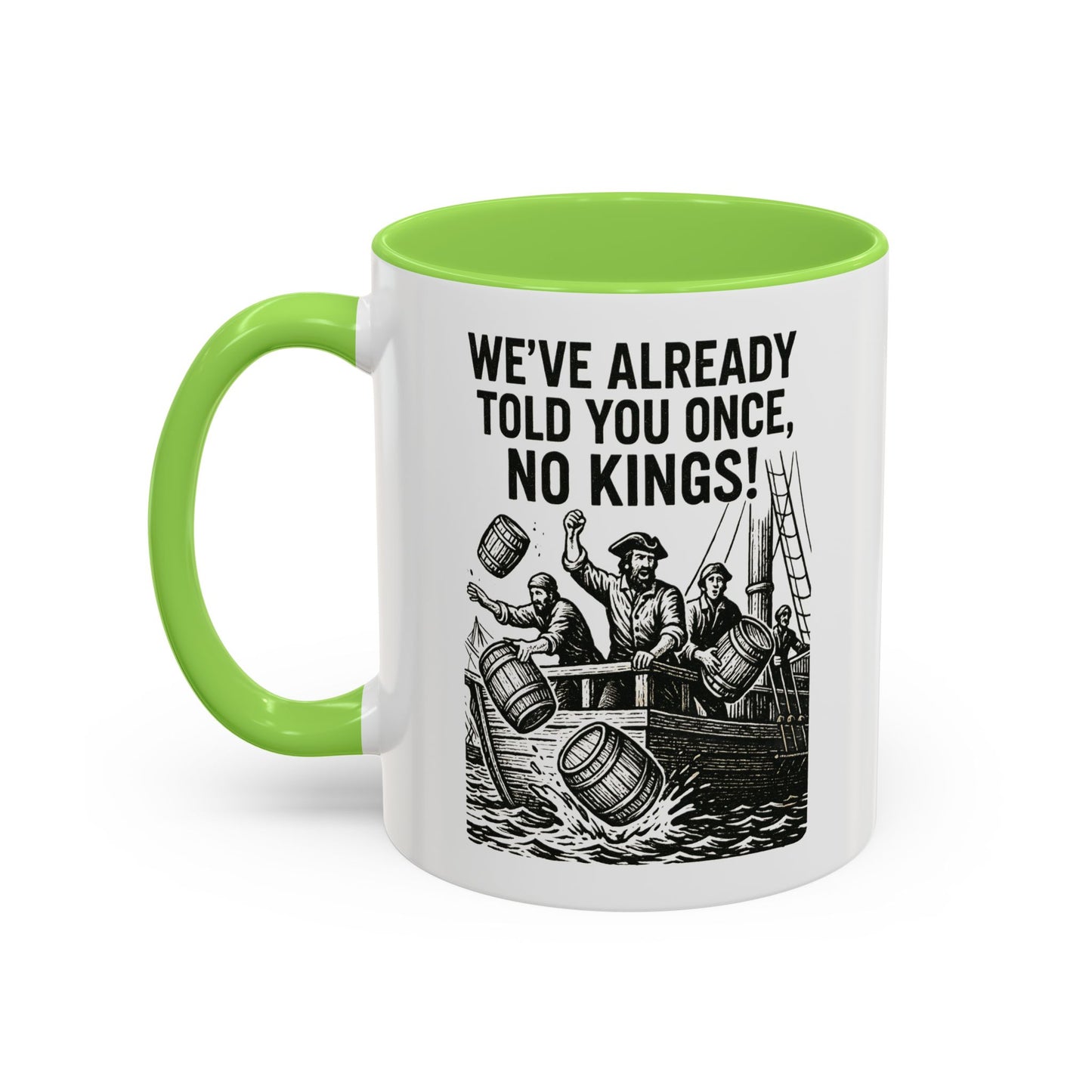 No Kings Colorful Coffee Mug 11oz 15oz