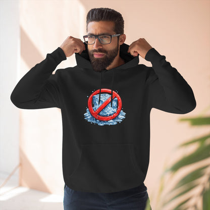 No ICE Hoodie — Anti-Ice Graphic Fleece Pullover