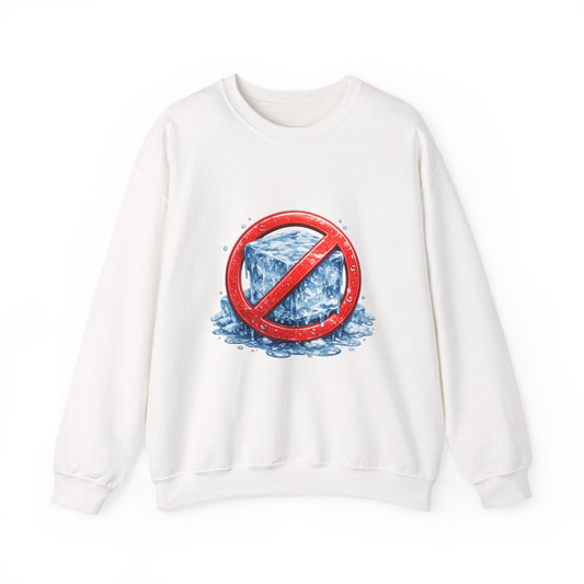 No ICE Crewneck Sweatshirt – Anti-Ice Graphic Pullover