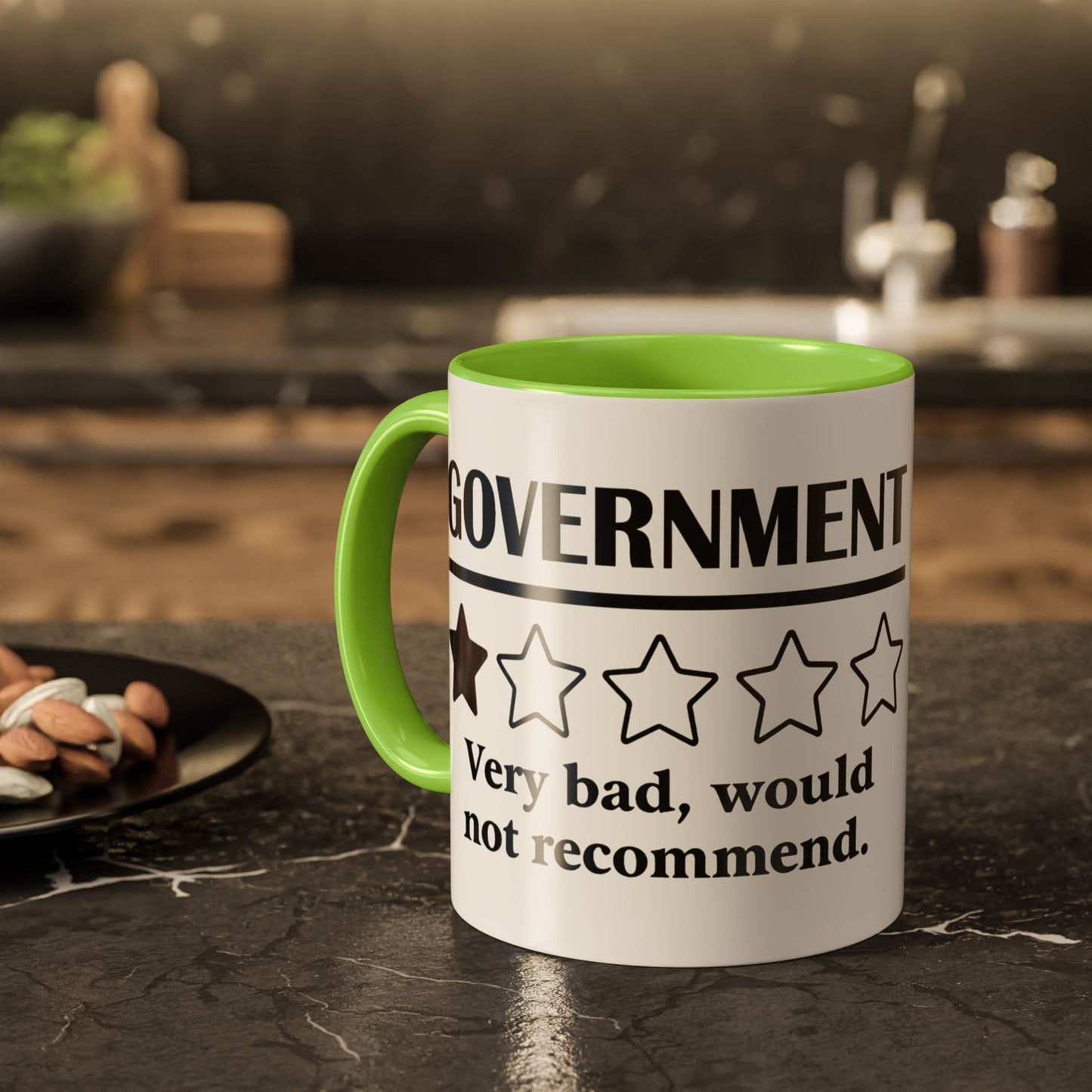 Mug - 1/5 Stars Would Not Recommend Coffee Mug - Funny Novelty Gift